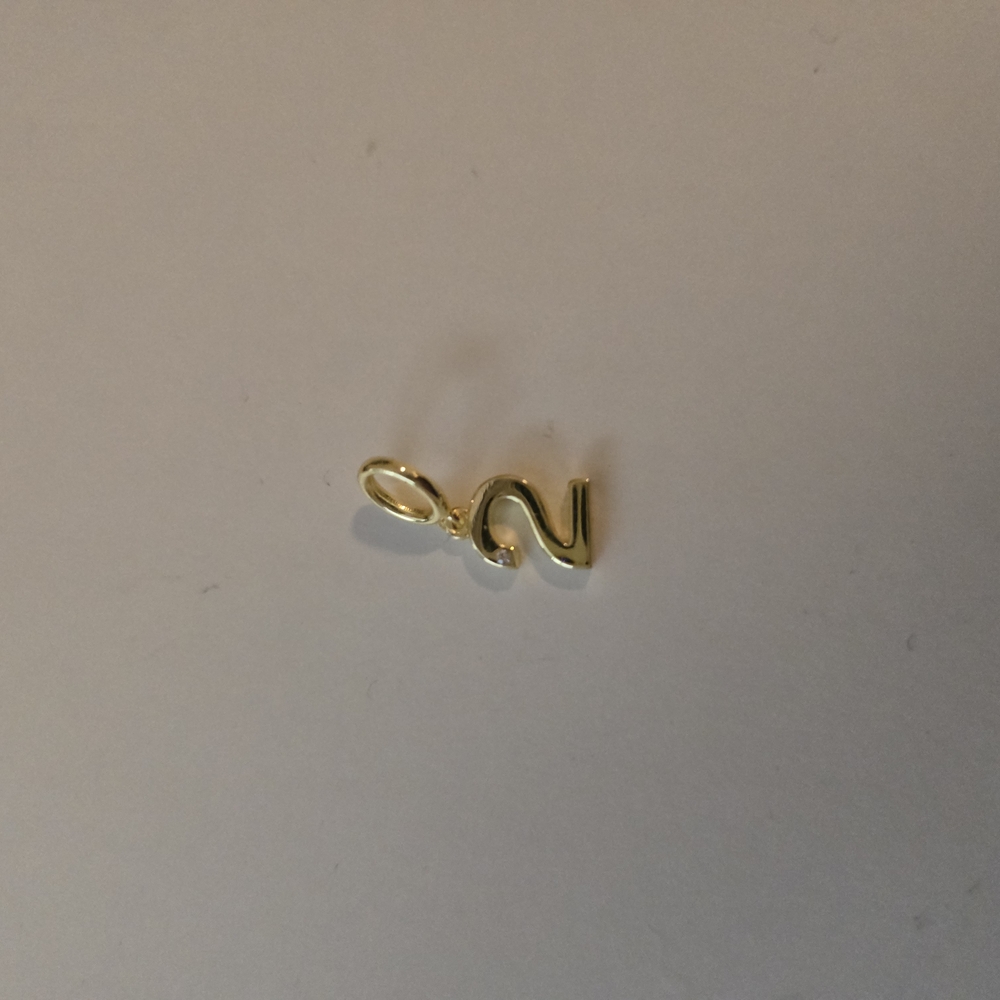 Gold-Tone #2 Charm